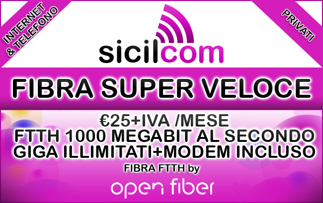 fibra PACCHETTI INTERNET PRIVATI