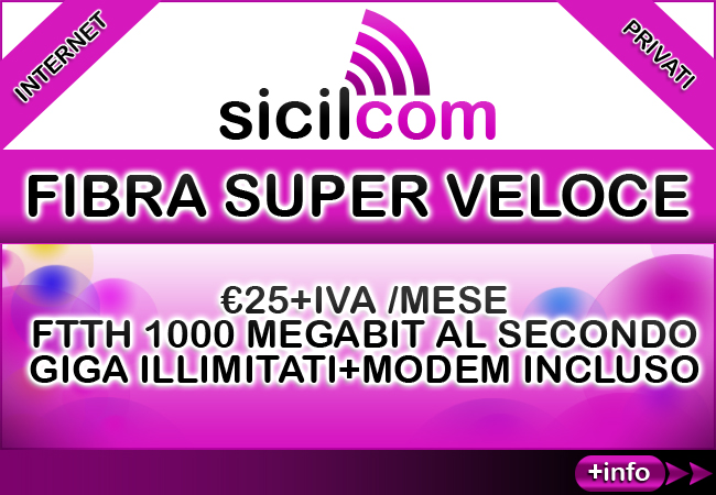 fibra PACCHETTI INTERNET PRIVATI